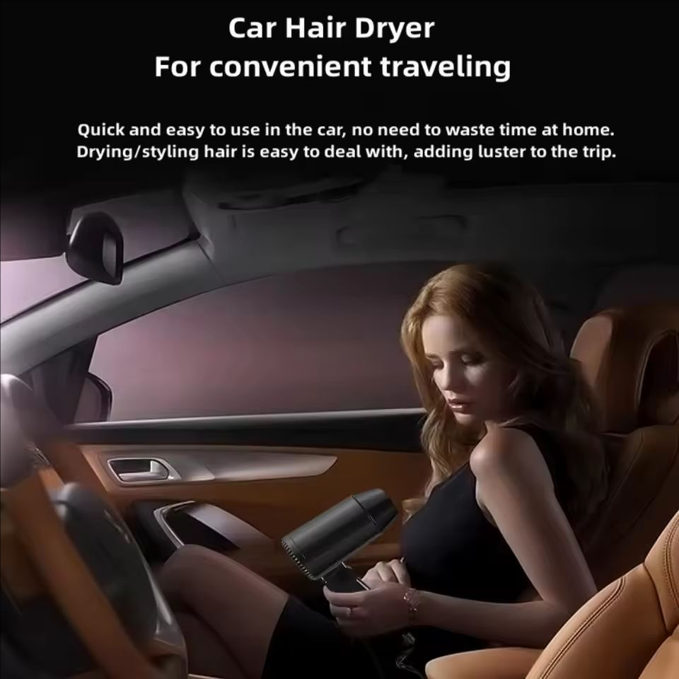 Portable 12V Folding Car Hair  - Dryer Car Blower 리뷰 및 가격