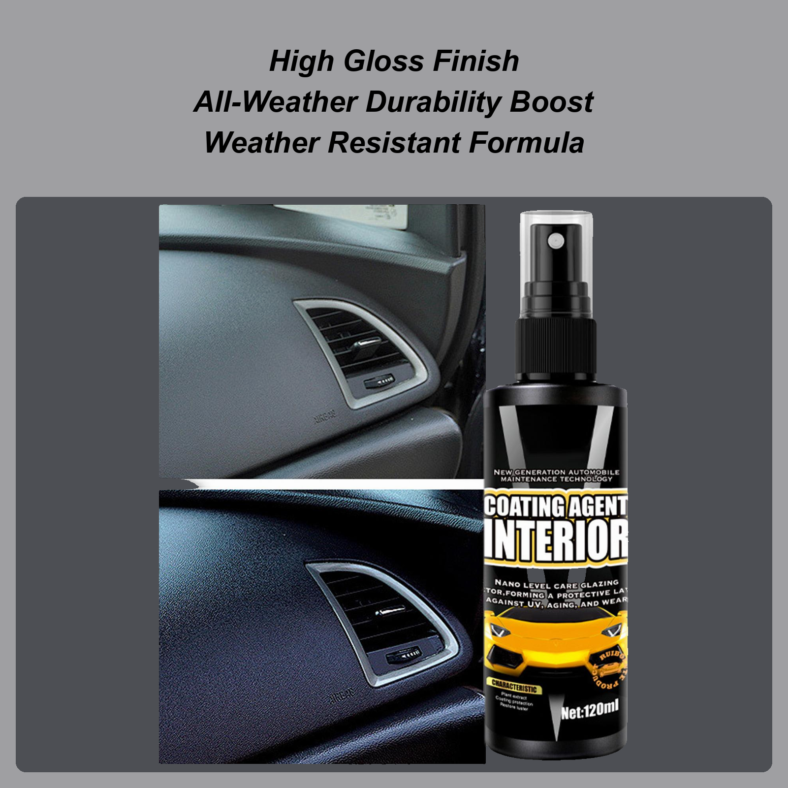 Interior Detailer Spray 120ml  - Seat Cleaner Fabric 리뷰 및 가격
