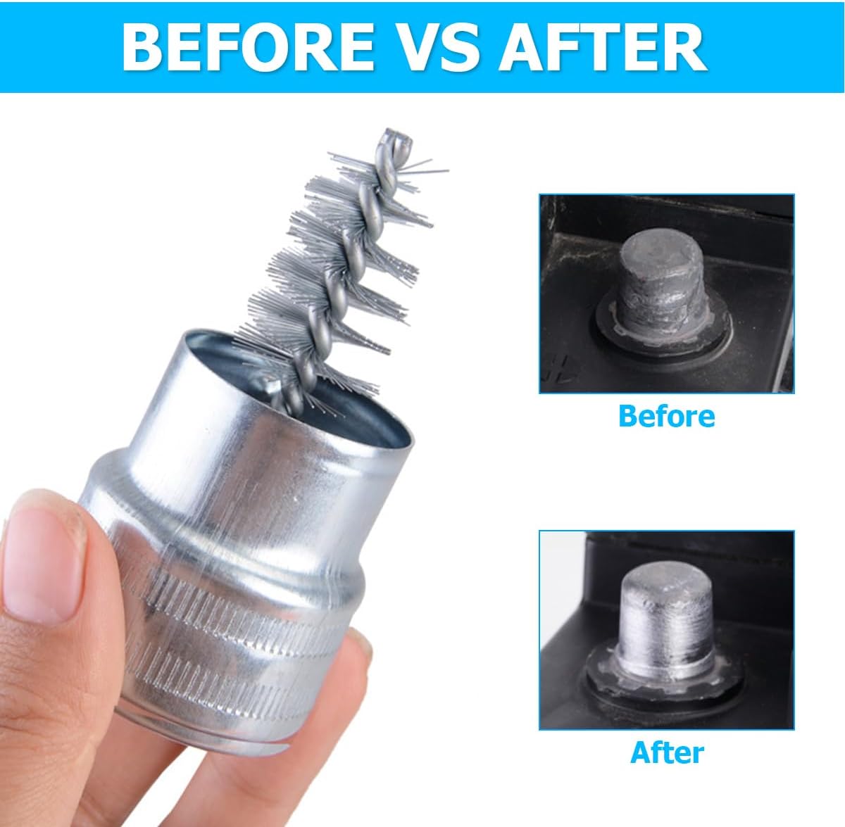 2PCS Car Battery Terminal Clea - Car Cleaning Brush 리뷰 및 가격