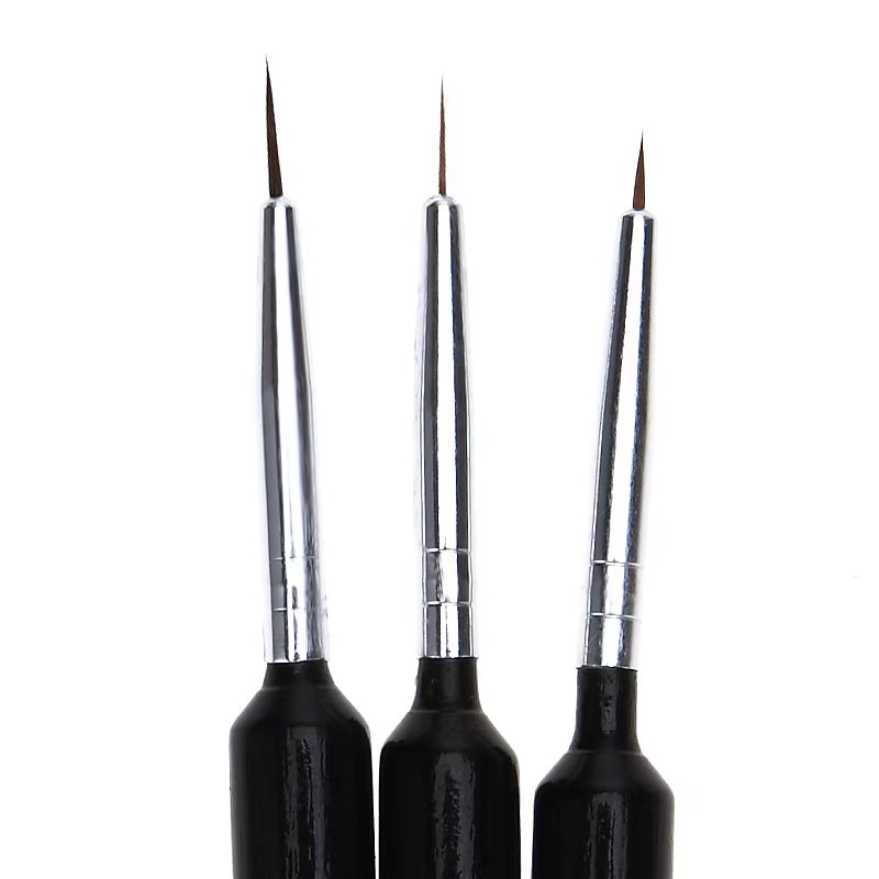 3Pcs Ultra-fine Nail Art Liner - Detailing Brush Set 리뷰 및 가격