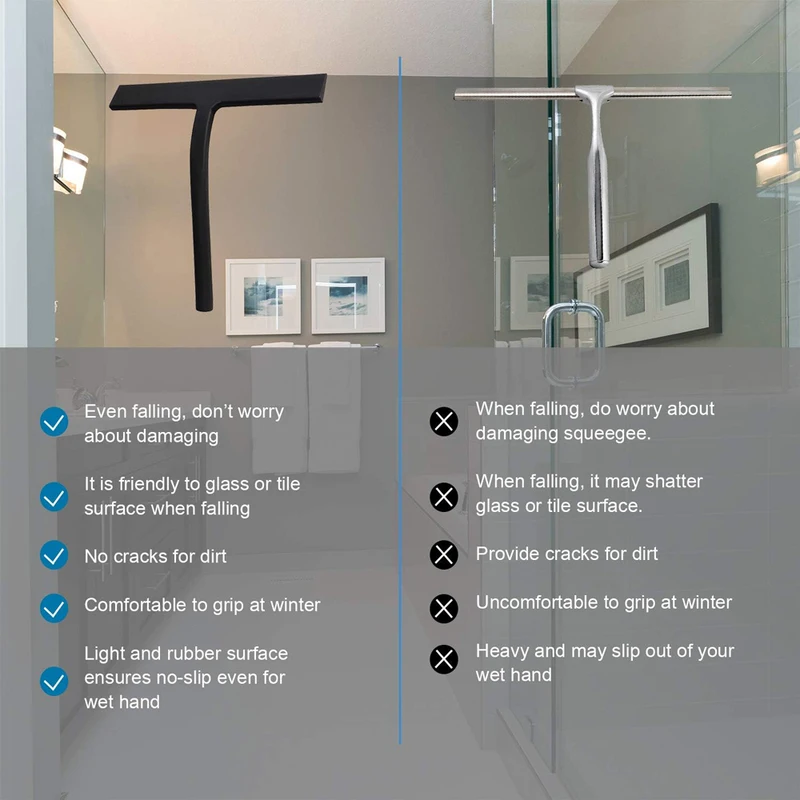 Silicone Squeegee Streak Free  - Glass Cleaner Streak 리뷰 및 가격