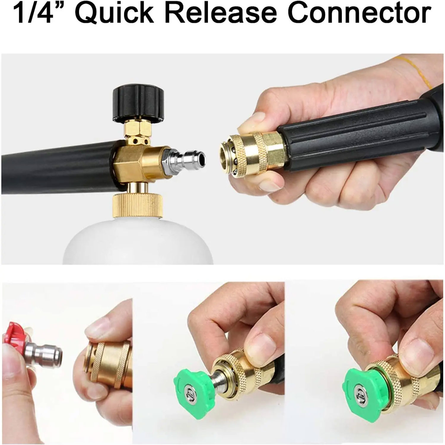Snow Foam Cannon with 1/4 Inch - Pressure Washer Foam Gun 리뷰 및 가격