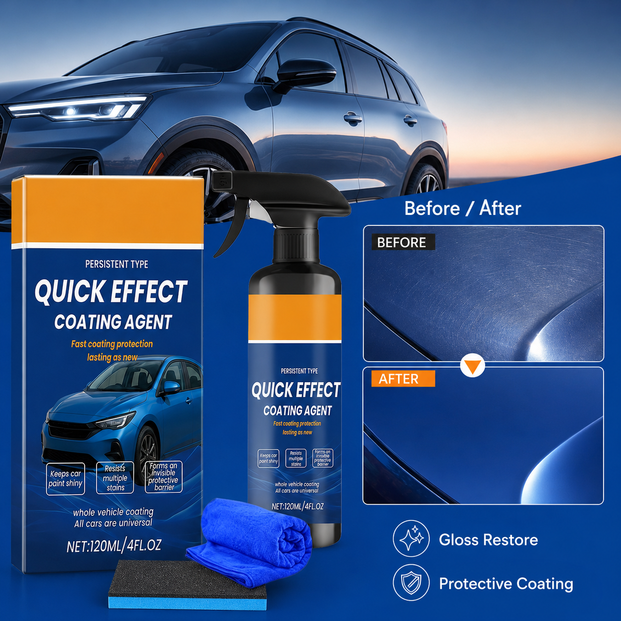 Car Coating Spray Quick Effect - Car Wax Ceramic Coating 리뷰 및 가격