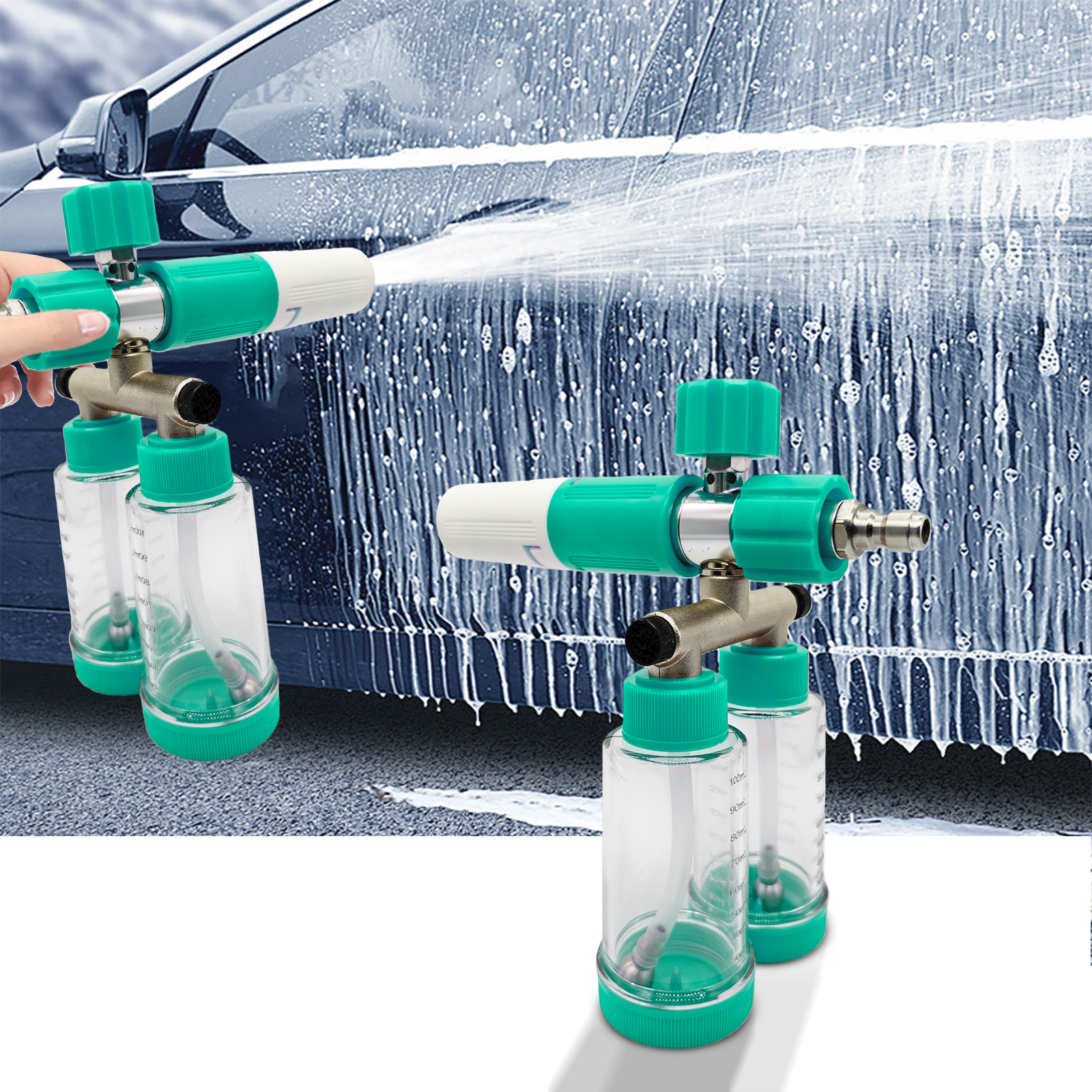100ML Dual-Kettle Foam Sprayer - Pressure Washer Foam Gun 리뷰 및 가격