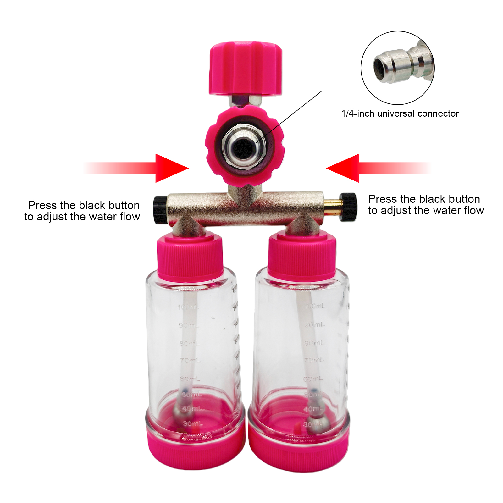 100ML Dual-Kettle Foam Sprayer - Pressure Washer Foam Gun 리뷰 및 가격