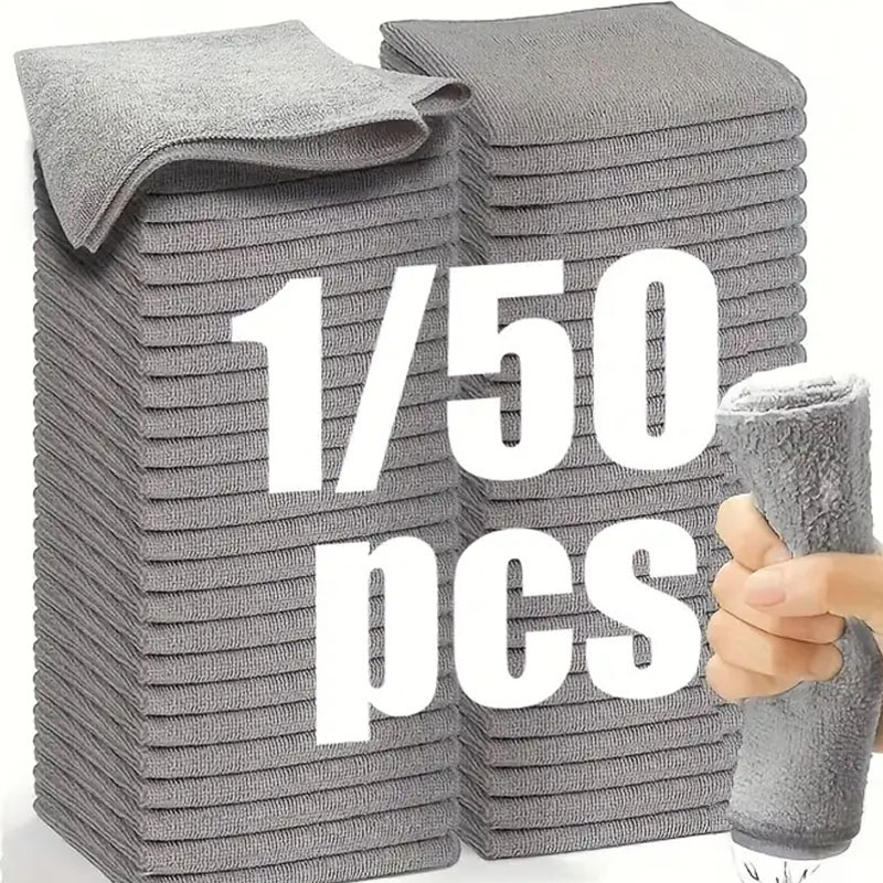 1/50pcs Microfiber Cleaning Cl - Microfiber Towel Detailing 리뷰 및 가격