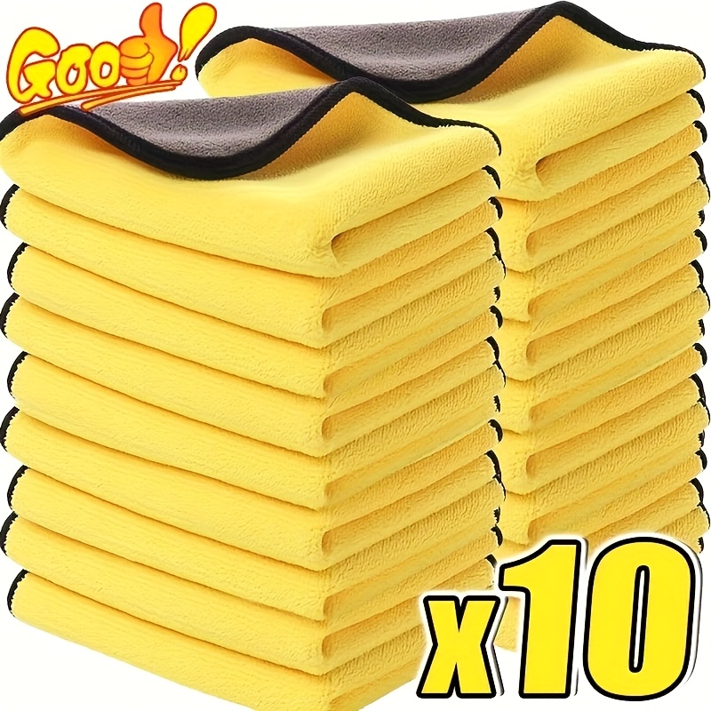 3/5/10Pcs Car Wash Microfiber  - Microfiber Towel Detailing 리뷰 및 가격