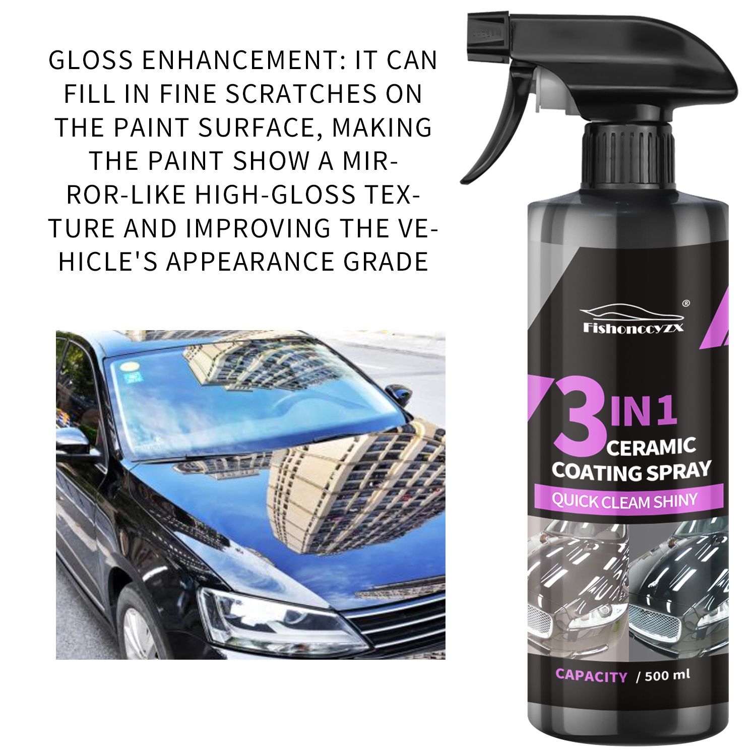 3 in 1 Car Ceramic Liquid Coat - Car Wax Ceramic Coating 리뷰 및 가격
