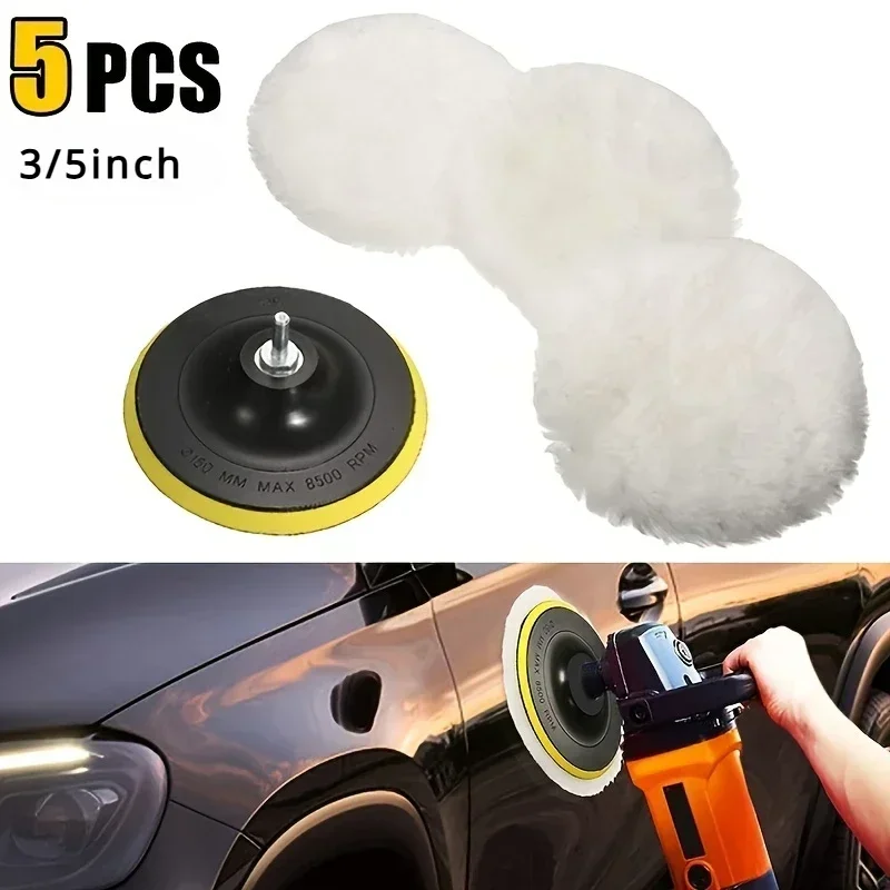 5Pcs/Set Wool Polishing Buffin - Polish Pad Set Buffer 리뷰 및 가격