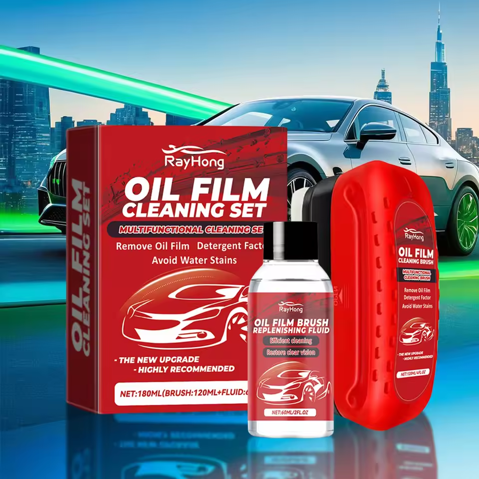 Car Glass Oil Film Remover Gla - Car Cleaning Brush 리뷰 및 가격