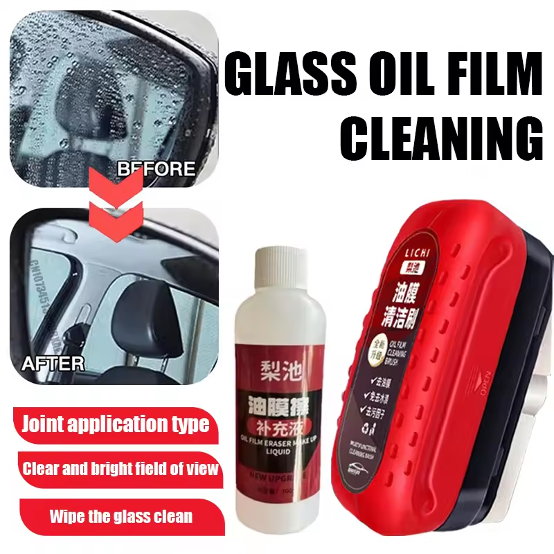 Car Glass Oil Film Remover Gla - Car Cleaning Brush 리뷰 및 가격