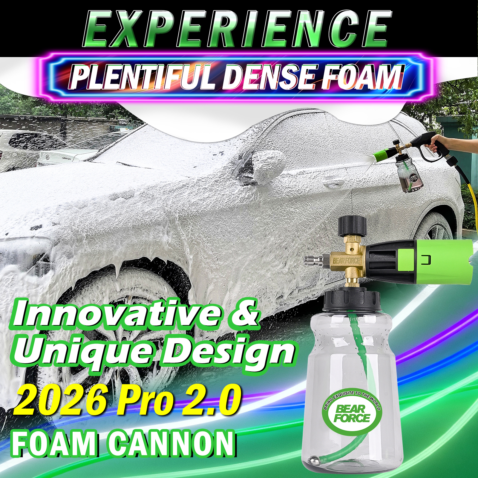 BEAR FORCE Innovative Pressure - Foam Cannon Car Wash 리뷰 및 가격