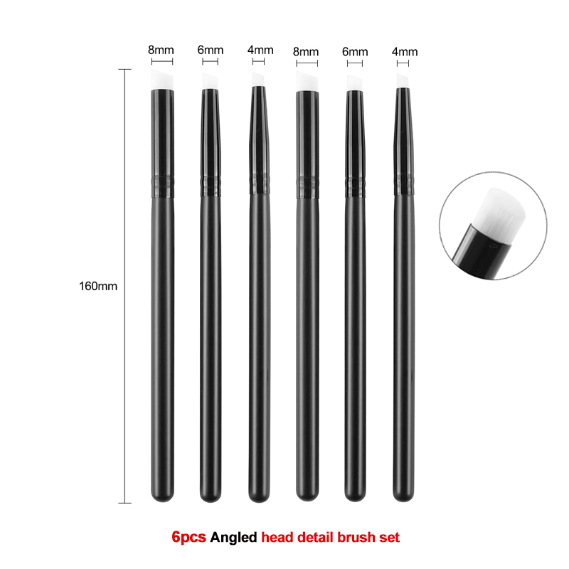 3Pcs/set Flat /angled Detailed - Detailing Brush Set 리뷰 및 가격