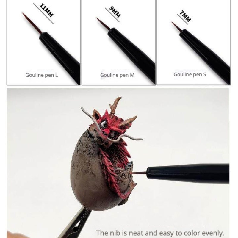 MSWZ MS-063 3-IN-1 Model Hand  - Detailing Brush Set 리뷰 및 가격