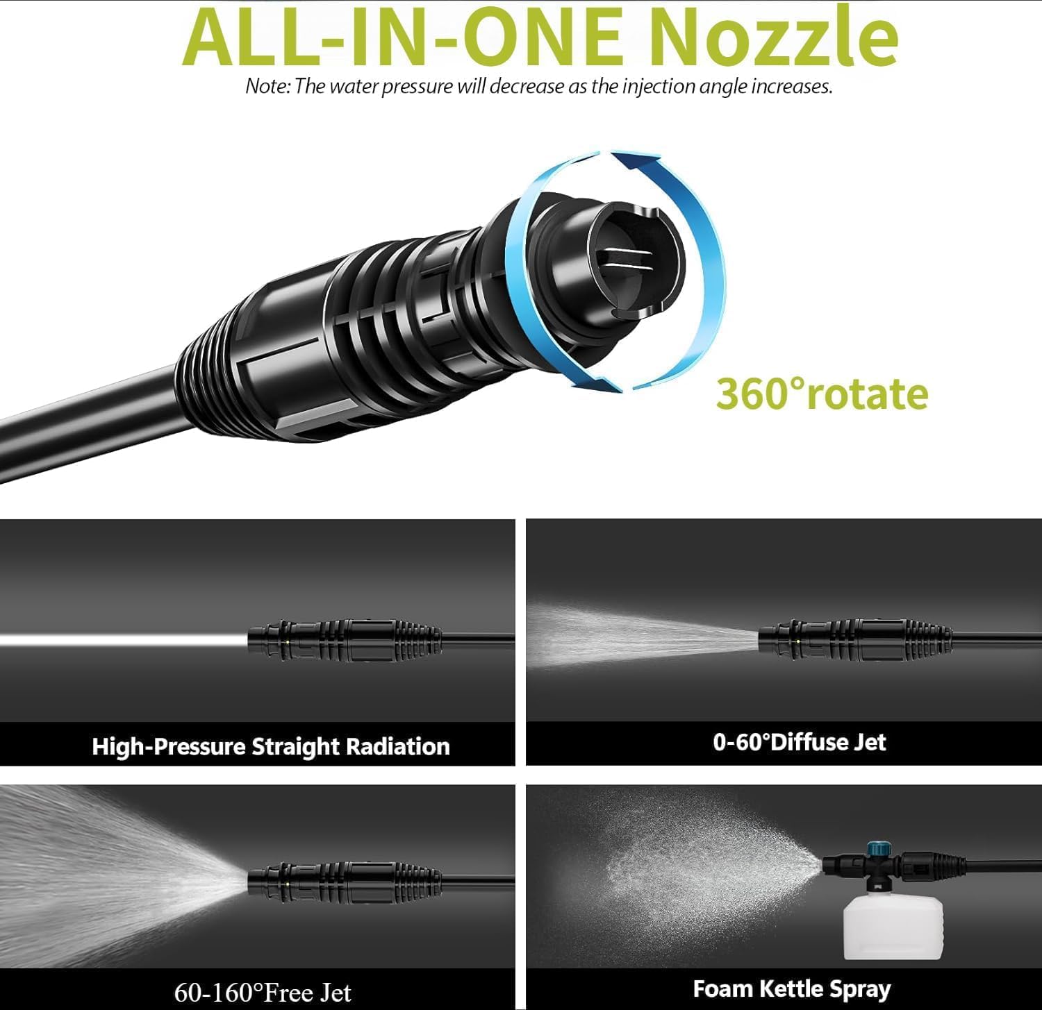 4000PSI Electric Pressure Wash - Pressure Washer Foam Gun 리뷰 및 가격