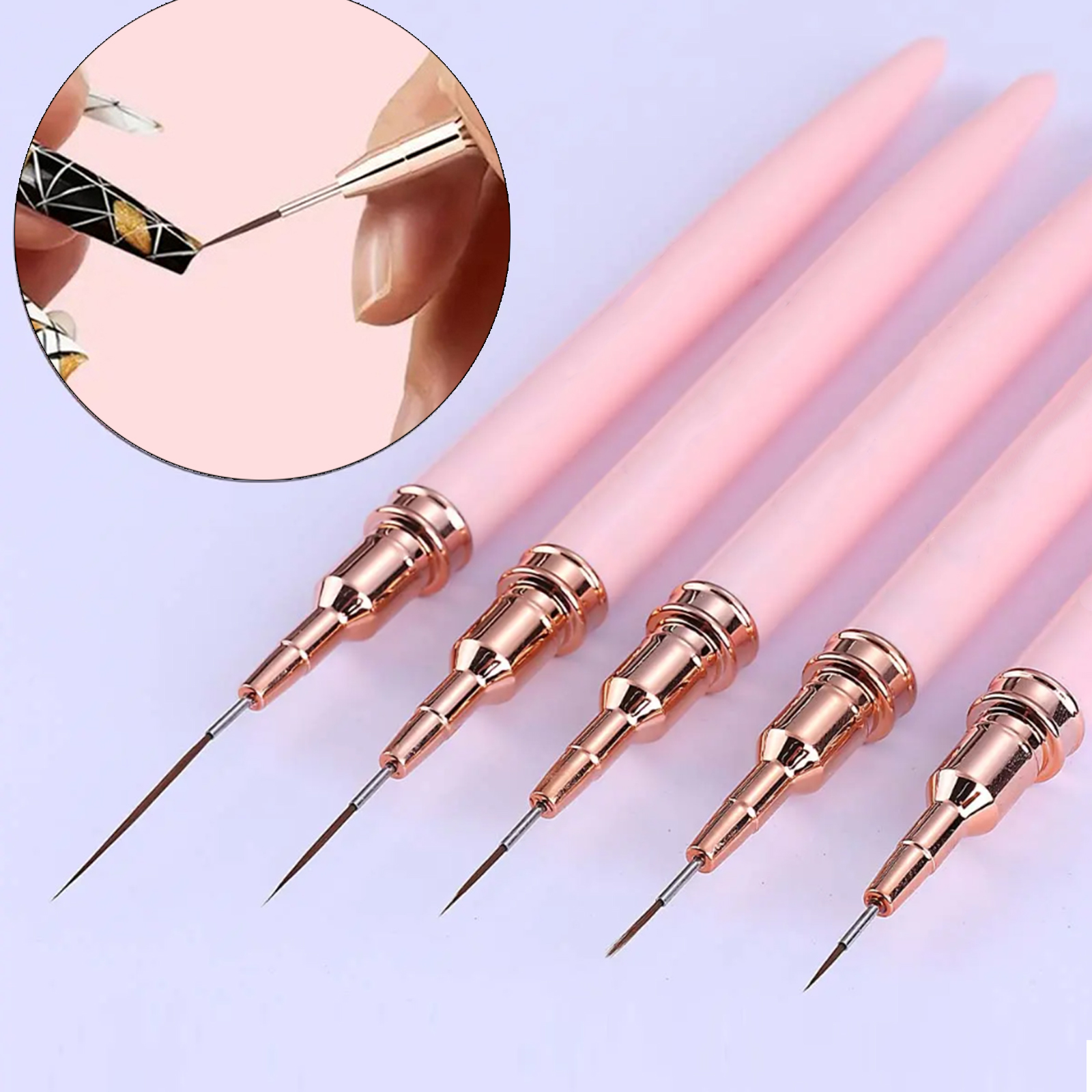 5-Piece Nail Art Pen Set, Ultr - Detailing Brush Set 리뷰 및 가격
