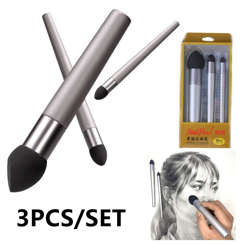 3Pcs Sketch Pen Brush Sponge W - Detailing Brush Set 리뷰 및 가격