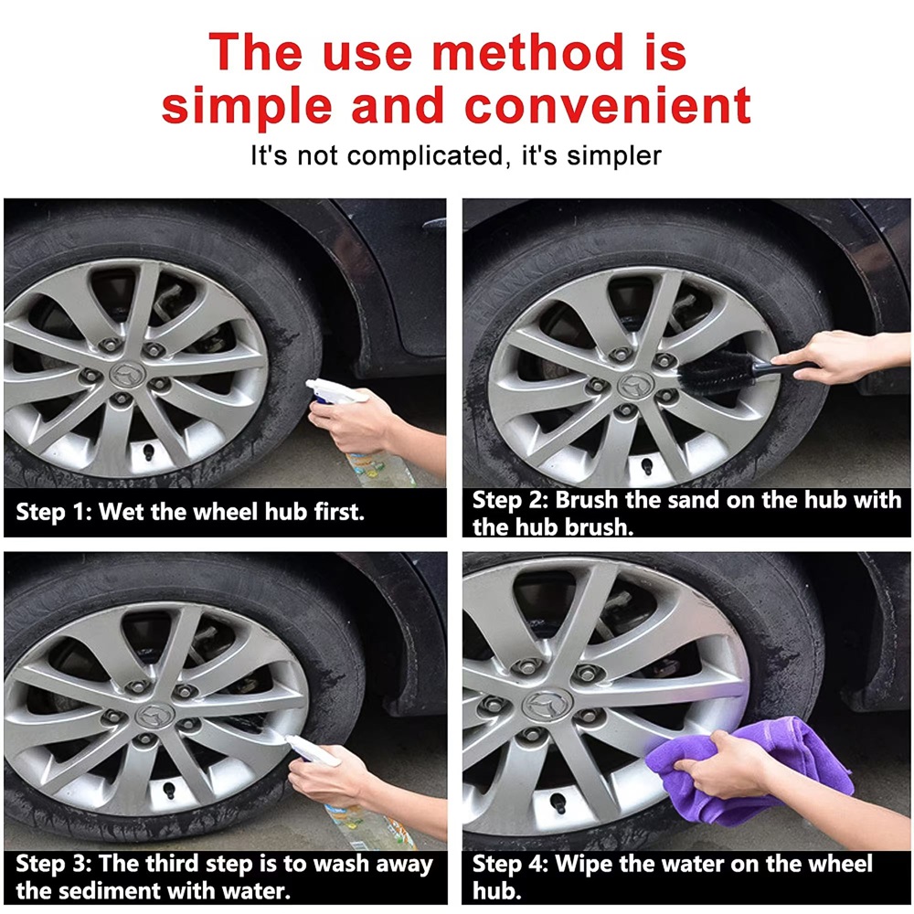Car Wheel Brush Soft Bristle T - Wheel Cleaner Alloy 리뷰 및 가격