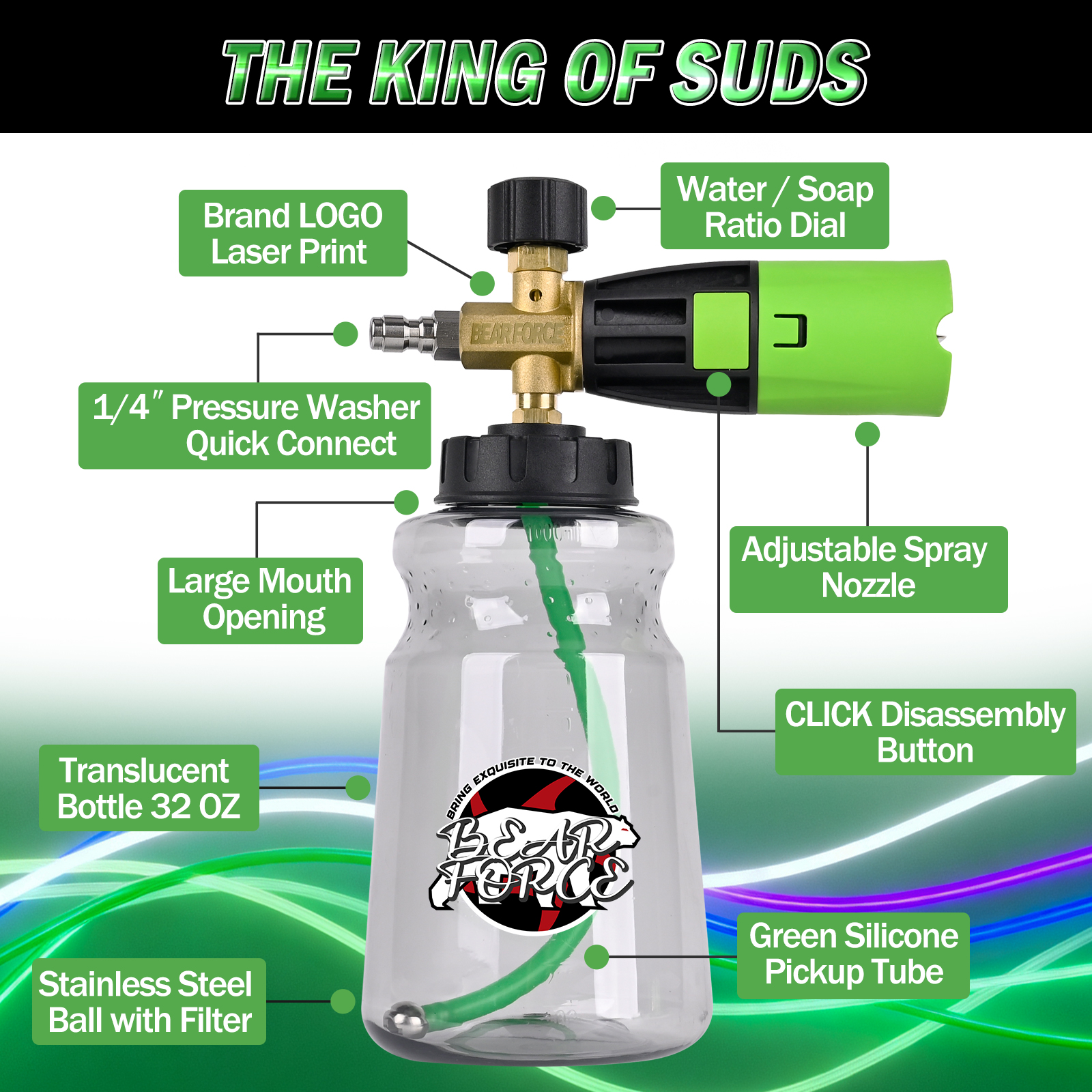 BEAR FORCE Pressure Washer Foa - Pressure Washer Foam Gun 리뷰 및 가격