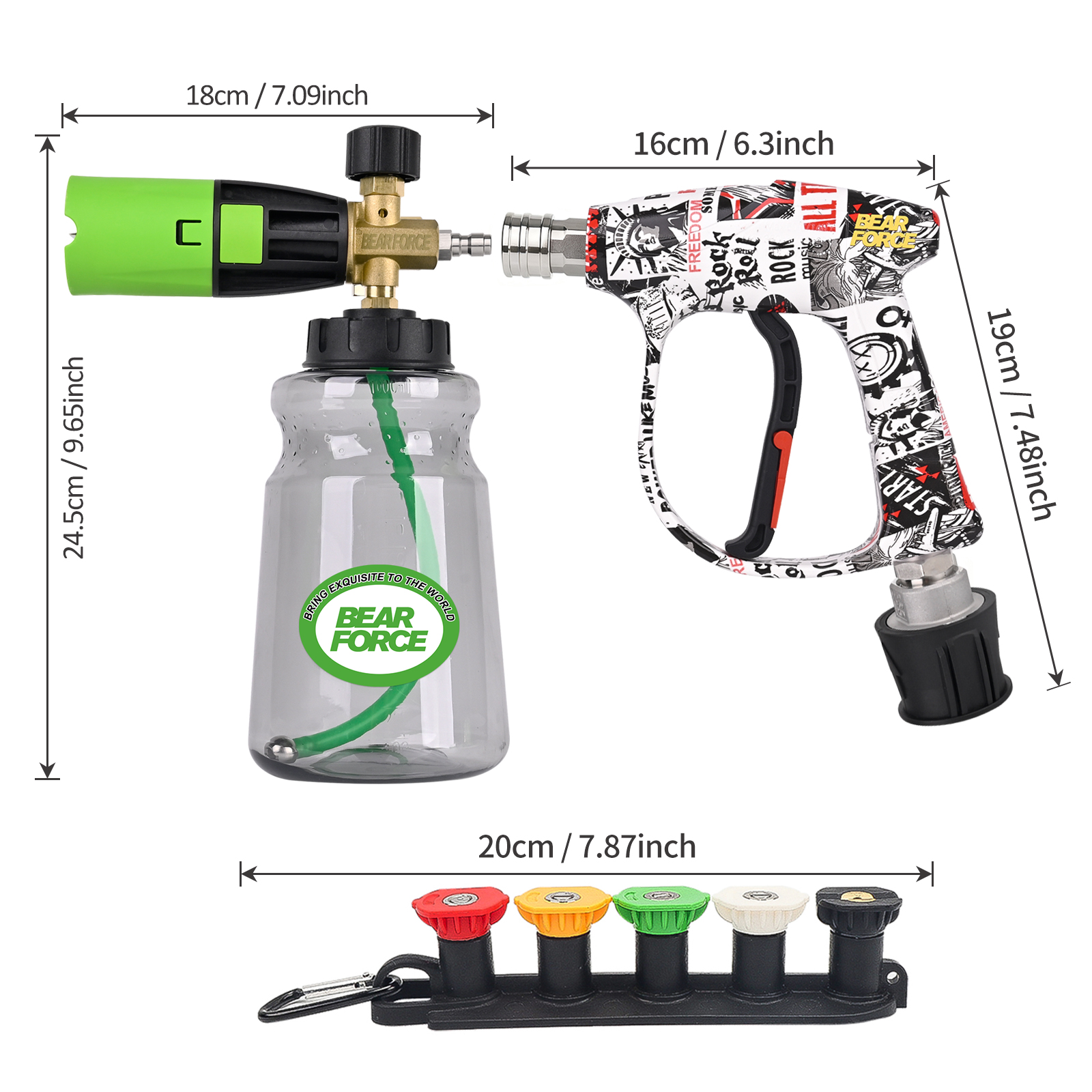 BEAR FORCE Pressure Washer Foa - Pressure Washer Foam Gun 리뷰 및 가격